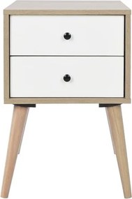 ΚΟΜΟΔΙΝΟ OLIVER HM2225 ΦΥΣΙΚΟ-ΛΕΥΚΟ 40Χ40Χ60 εκ.