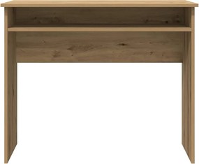 vidaXL Γραφείο Αρτισιανή Δρυς 90x50x74 εκ. από Επεξεργασμένο Ξύλο