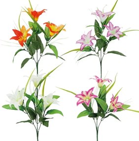 MarHome ΚΛΑΔΙ ΚΡΙΝΟΣ ASS (4 ΧΡΩΜΑΤΑ)  Χ3 Y61cm 24/192KIB  00-1643