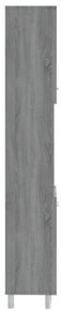 vidaXL Ντουλάπι Μπάνιου Γκρι Sonoma 30x30x179 εκ. Επεξεργασμένο Ξύλο