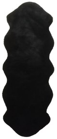 Χαλί Διαδρόμου Γούνινο (80x200) New Plan Puffy FC9 Black