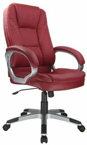 Καρέκλα γραφείου Mesa 290, Κόκκινο, Μαύρο, 112x64x71cm, 17 kg, Με ρόδες, Με μπράτσα, Μηχανισμός καρέκλας: Κλίση | Epipla1.gr