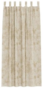 vidaXL Κουρτίνα με κουρτίνες 2 pcs Κρεμ 225 x 140 εκ. Βελούδο