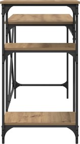 vidaXL Γραφείο Artisan Oak Επεξεργασμένο ξύλο 135 x 50 x 90 cm