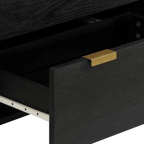 vidaXL Μπουφές Μαύρος 60x33x75 εκ. από Επεξεργασμένο Ξύλο