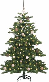 vidaXL Τεχνητό Χριστουγεννιάτικο Δέντρο με Άξονα Πράσινο 150 cm