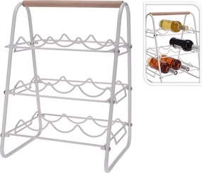 ΑΞΕΣΟΥΆΡ ΚΡΑΣΙΟΎ WINE RACK EXCELLENT HOUSEWARE METAL 9 BOTTLES HZ19