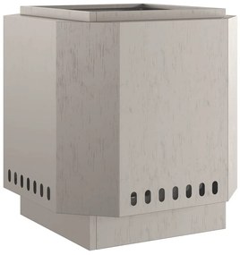 vidaXL Φωτιά Καφέ 48 x 48 x 51 cm Ατσάλι σκληρυθέν στον αέρα