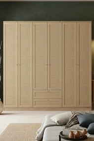 Wardrobe Baru 6 210 - Beige Beige