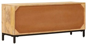 vidaXL Βάσεις Τηλεόρασης Καφέ 110 x 30 x 46 εκ. Στερεό ξύλο μάνγκο