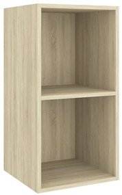 vidaXL Σετ Επίπλων Τηλεόρασης 4 Τεμαχίων Sonoma Δρυς Επεξ. Ξύλο