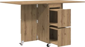 vidaXL Τραπέζι φαγητού 140 x 80 x 77 cm Επεξεργασμένο Ξύλο