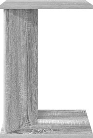 vidaXL End Table Γκρίζο Σονομα 35 x 25 x 50 εκ Επεξεργασμένο ξύλο