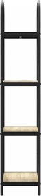 vidaXL Ράφι Βιβλίων Δρύς Sonoma 40 x 30 x 146 εκ Επεξεργασμένο ξύλο
