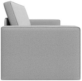 vidaXL Κρεβάτι καναπές 200cm Σκίουρος Γκρί ύφασμα