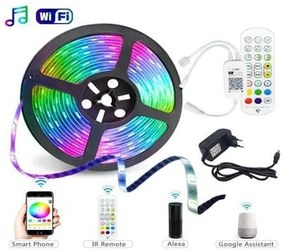 Smart Ταινία LED RGB με εφαρμογή και τηλεχειρισμό 5 Μέτρα rixme 5050 RZ-137