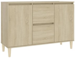 vidaXL Μπουφές Sonoma δρυς 101 x 35 x 70 εκ. Επεξεργασμένο Ξύλο