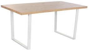 Τραπεζαρία Home ESPRIT Καφέ Μαύρο Σίδερο Ξύλο MDF 160 x 90 x 75 cm