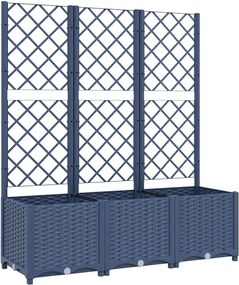 vidaXL Κήπος Μπλε Γκρι 120 x 40 x 136 cm