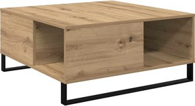vidaXL Τραπεζάκι σαλονιού Artisan Oak 80 x 80 x 36,5 εκ