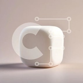 Intra Συλλεκτικό Ξύλινο Παζλ Plywood 4mm - Μινιμαλιστικός Λευκός Κύβος Σε Ξύλινο Κουτί - Διαστάσεις: 10x10 cm – 25 κομμάτια