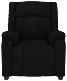 vidaXL Πολυθρόνα με Ανύψωση Μαύρη Υφασμάτινη