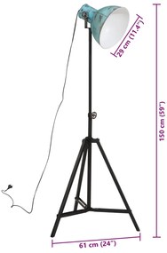 ΦΩΤΙΣΤΙΚΟ ΔΑΠΕΔΟΥ 25 W ΑΝΤΙΚΕ ΜΠΛΕ 61X61X90/150 ΕΚ. Ε27 371867