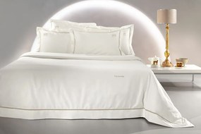 Σετ 3τμx Παπλωματοθήκη Βαμβακοσατέν King 260x260εκ. Blend Ecrou-Ivory Guy Laroche