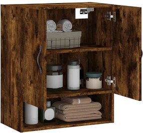 vidaXL Ντουλάπι Τοίχου Καπνιστή Δρυς 60x31x70 εκ. Επεξεργασμένο Ξύλο