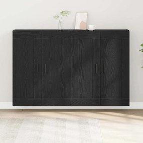 vidaXL Ντουλάπα τοίχου Επιτοίχιο 2 pcs artisan δρυς 160 x 34 x 90 εκ