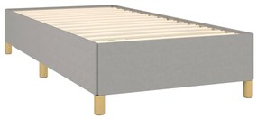 ΚΡΕΒΑΤΙ BOXSPRING ΜΕ ΣΤΡΩΜΑ ΑΝΟΙΧΤΟ ΓΚΡΙ 80X200 ΕΚ. ΥΦΑΣΜΑΤΙΝΟ 3128637