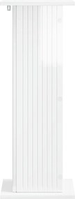 vidaXL Βάση φυτών Γυαλιστερό Λευκό 30,5 x 30 x 80,5 εκ