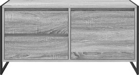 vidaXL Ντουλάπι TV 100 x 36 x 49.5 εκ Γκρι Sonoma Επεξεργασμένο Ξύλο