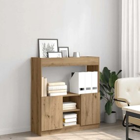 vidaXL Ντουλάπι Αρτισιανή Δρυς 92x33x100 εκ. από Επεξεργασμένο Ξύλο