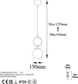 Chandelier Ring - 13433 Gold