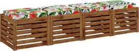 vidaXL Μαξιλάρια καθιστικού 4 κομματιών VUGHT 4 pcs 100% Πολυεστέρας