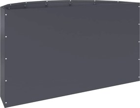 vidaXL Γλάστρα Ανθρακί 90 x 45 x 50 εκ. Ατσάλι