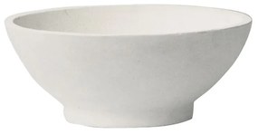 FLOWER POT-9 Απόχρωση Milk White  Φ55x22cm [-Άσπρο-] [-Artificial Cement (Recyclable)-] Ε6308,Β
