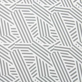 vidaXL Παράσολα Παραλίας Γκρι και Λευκό 160 x 160 x 196 εκ