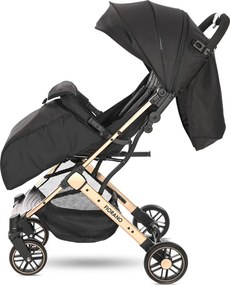 BABY STROLLER FIORANO BLACK +FOOTCOVER