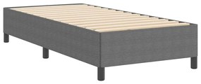 vidaXL Σκελετός Κρεβατιού Ανοιχτό γκρι 90 x 190 cm Βελούδο