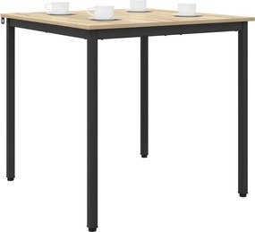 vidaXL Τραπεζαρίες 80 x 80 x 75 cm Επεξεργασμένο Ξύλο Sonoma Δρυς