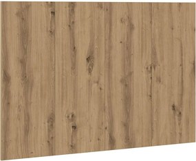 vidaXL Κεφαλάρι κρεβατιού Δρυς τεχνίτης 120x1,5x80 cm