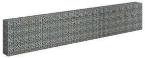 vidaXL Συρματοκιβώτιο-Γλάστρα Υπερυψωμένη 450x30x90 εκ. Γαλβ. Χάλυβας