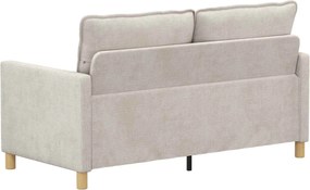 vidaXL Καναπές Κρεμ 156 x 81 x 87,5 εκ Πολυεστέρας