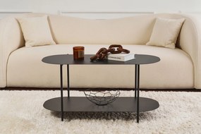 Τραπεζάκι Σαλονιού Μαύρο SHB 100x51x45