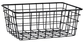 ESTIA ΚΑΛΑΘΙ ΟΡΓΑΝΩΣΗΣ ΜΕΤΑΛΛΙΚΟ 22x16x12cm ΜΑΥΡΟ