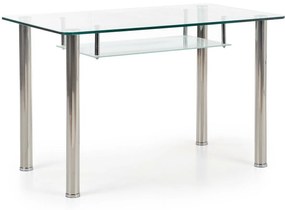 Τραπέζι Houston 116, 77x90x150cm, 52 kg, Επεξεργασμένο γυαλί, Μέταλλο | Epipla1.gr