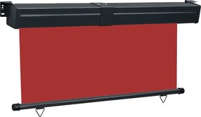 vidaXL Σκίαστρο Βεράντας Πλαϊνό Κόκκινο 175 x 250 εκ.