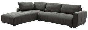 Kαναπές δεξια γωνία Gianco ύφασμα σε γκρι απόχρωση 298x208x85εκ 298x208x85 εκ.